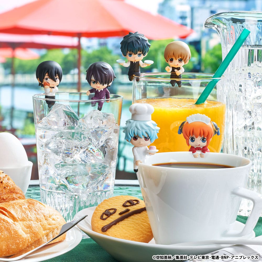 Gintama Ochatomo Series Trading Figure 5 cm Yorozuya Cafe Assortment (8) Megahouse
