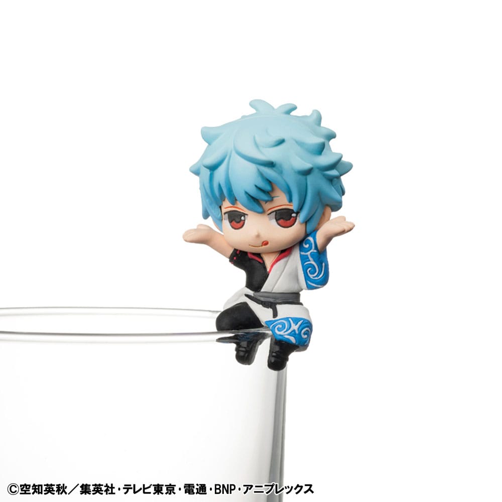 Gintama Ochatomo Series Trading Figur - En kopp te 5 cm Assortiment (8) Megahouse
