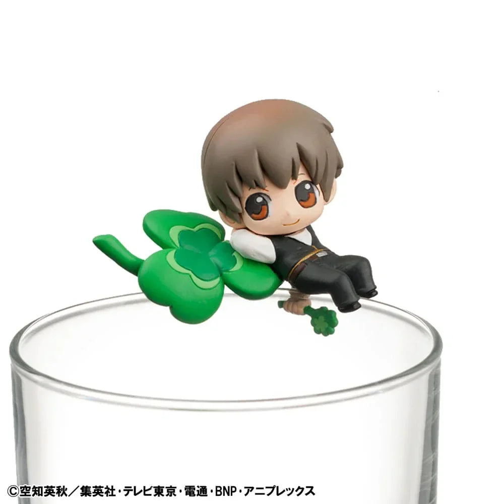 Gintama Ochatomo Series Trading Figur - En kopp te 5 cm Assortiment (8) Megahouse