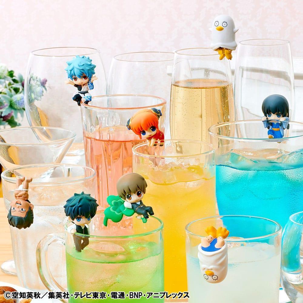 Gintama Ochatomo Series Trading Figur - En kopp te 5 cm Assortiment (8) Megahouse