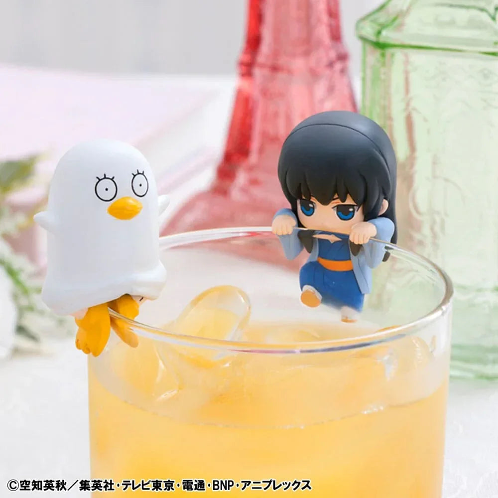 Gintama Ochatomo Series Trading Figur - En kopp te 5 cm Assortiment (8) Megahouse