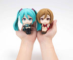 Character Vocal Series Look Up PVC Figur Hatsune Miku & Meiko Set (med present) 11 cm Megahouse