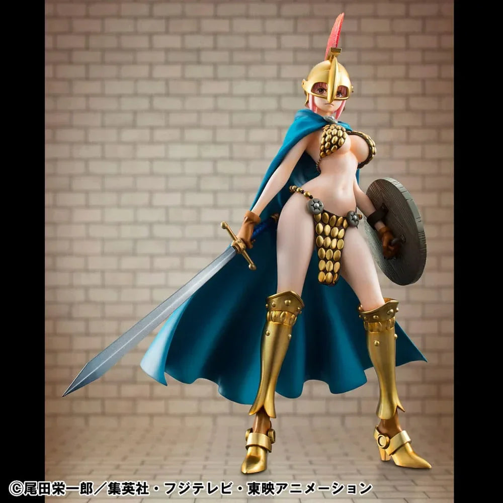 One Piece P.O.P PVC Figur Gladiator Rebecca Sailing Again Super Limited Reprint Ver. 22 cm Megahouse
