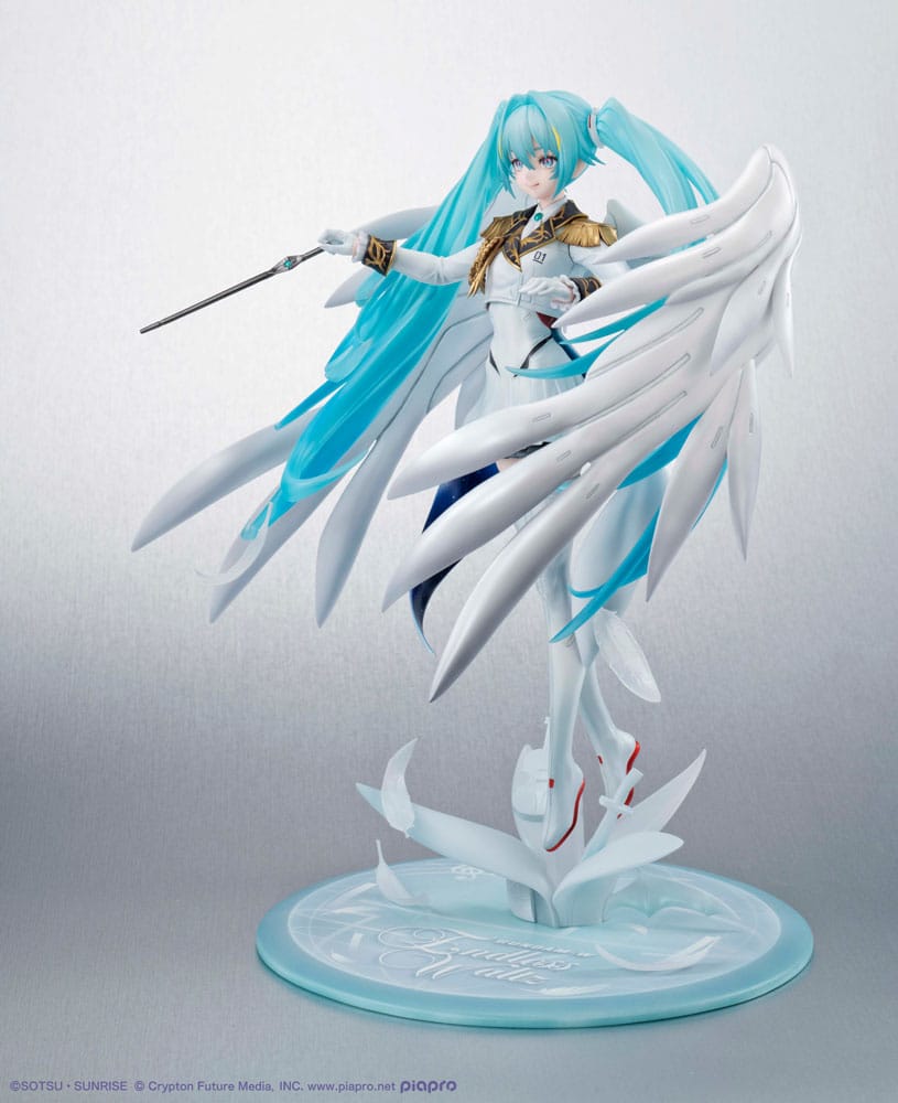Mobile Suit Gundam x Hatsune Miku Lucrea PVC Figur - Hatsune Miku x Wing Gundam Zero EW 45th Anniversary 27 cm Megahouse