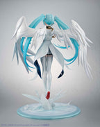 Mobile Suit Gundam x Hatsune Miku Lucrea PVC Figur - Hatsune Miku x Wing Gundam Zero EW 45th Anniversary 27 cm Megahouse