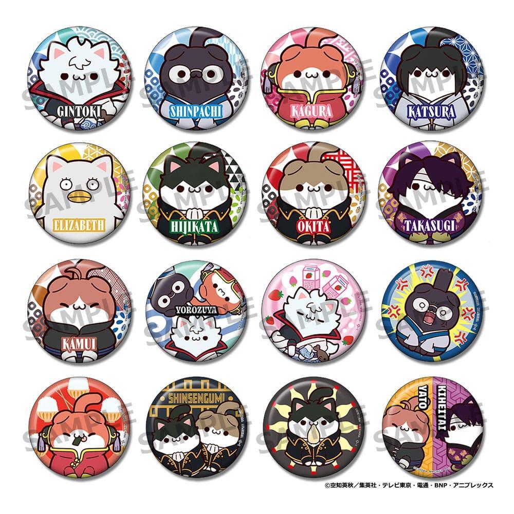 Gintama Mega Cat Project Nyantama! Pins 3 cm Blind Box Assortment (16) Megahouse