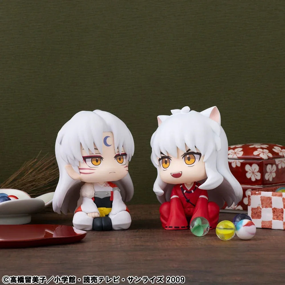 Inuyasha Look Up PVC Figur Inuyasha & Sesshomaru 11 cm (med present) Megahouse