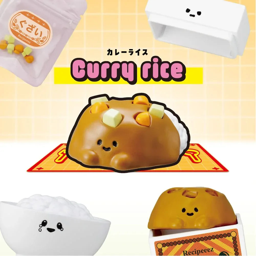 Recipeeez Mini Figur Meny 01 - 3 cm Assortiment (4) Megahouse