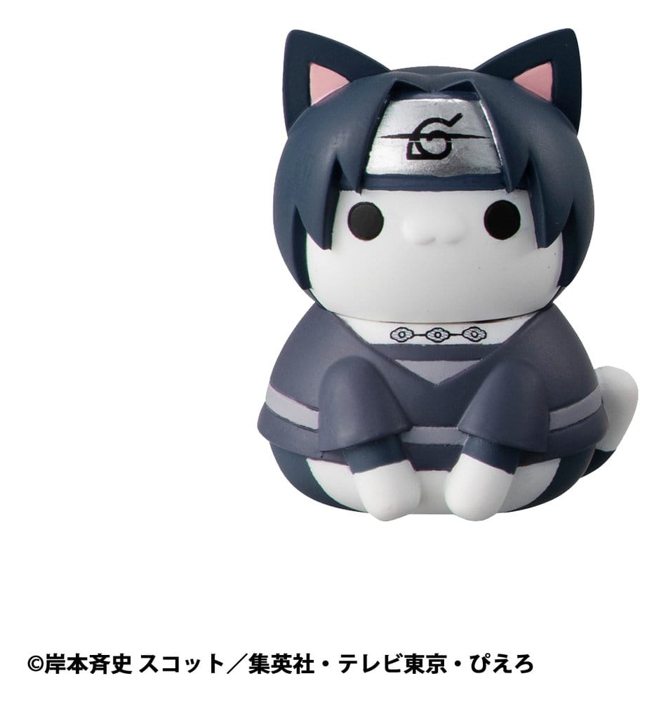 Naruto Shippuden Mega Cat Project Tradingfigur Defense Battle of Village of Konoha! 3 cm Nyaruto! Blind Box Sortiment (8) (re-run)