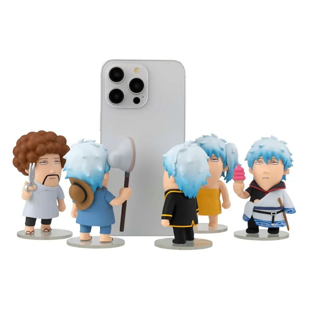 Gintama x Okawabukubu Trading Figure Cats Luckycat 3 cm Blind Box Assortment (6) Megahouse