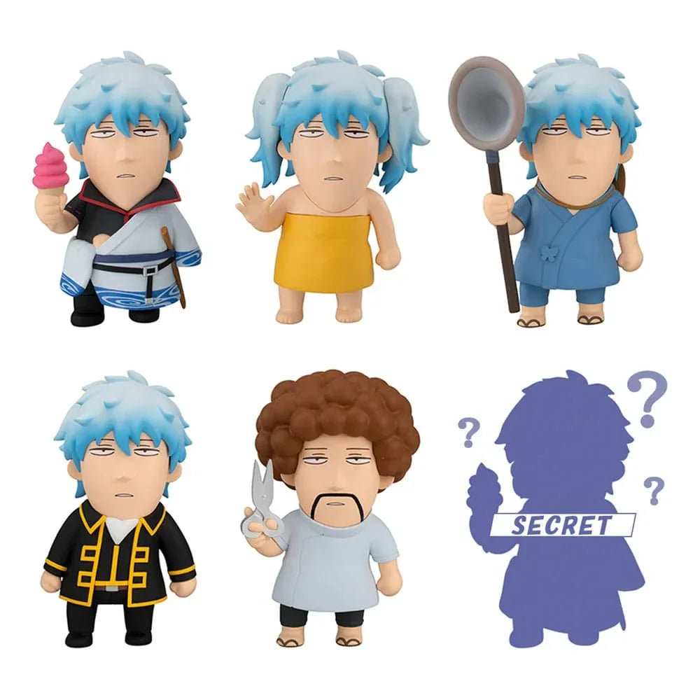 Gintama Trading Figures 6-Pack - Gintama We Love Ginsan 10 cm Blind Box (med present) Megahouse