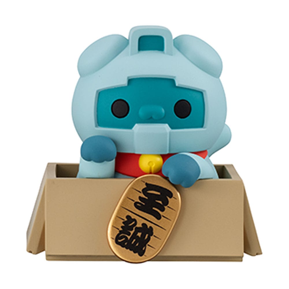 Gintama x Okawabukubu Trading Figure Cats Luckycat 3 cm Blind Box Assortment (6) (med gåva) Megahouse