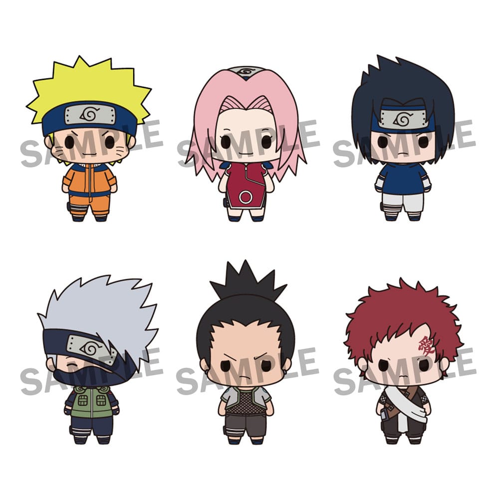 Naruto Chokorin Maskotserie Samlarfigur 5 cm Blind Box Sortiment (6) Megahouse