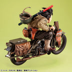 Dragonball Z 05 Desktop Real McCoy PVC Diorama Son Goku & Bike 18 cm Megahouse