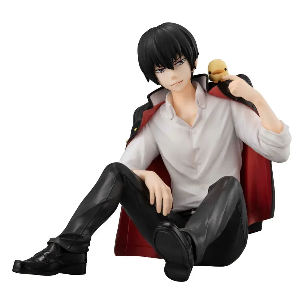 Katekyo Hitman Reborn! G.E.M. Series PVC Figur Hibari & Hibird Palm Size 8 cm Megahouse