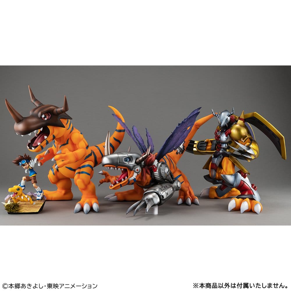 Digimon Adventure Precious G.E.M. Serie PVC-figur Greymon & Taichi Yagami 25 cm (återutgåva)