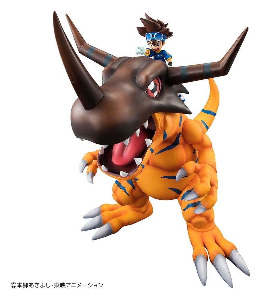 Digimon Adventure Precious G.E.M. Serie PVC-figur Greymon & Taichi Yagami 25 cm (återutgåva)