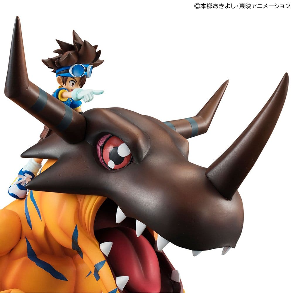Digimon Adventure Precious G.E.M. Serie PVC-figur Greymon & Taichi Yagami 25 cm (återutgåva)