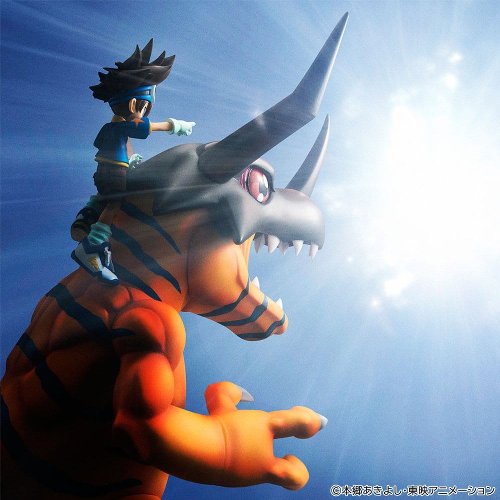 Digimon Adventure Precious G.E.M. Serie PVC-figur Greymon & Taichi Yagami 25 cm (återutgåva)
