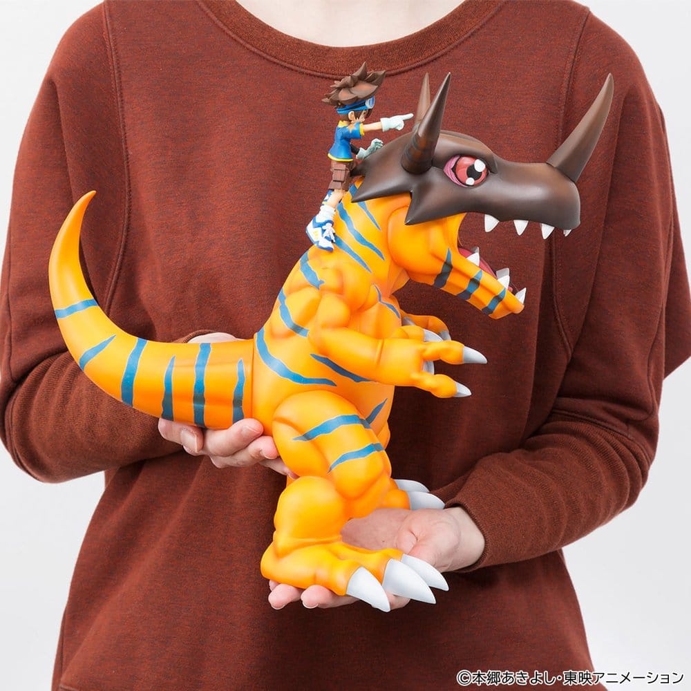Digimon Adventure Precious G.E.M. Serie PVC-figur Greymon & Taichi Yagami 25 cm (återutgåva)