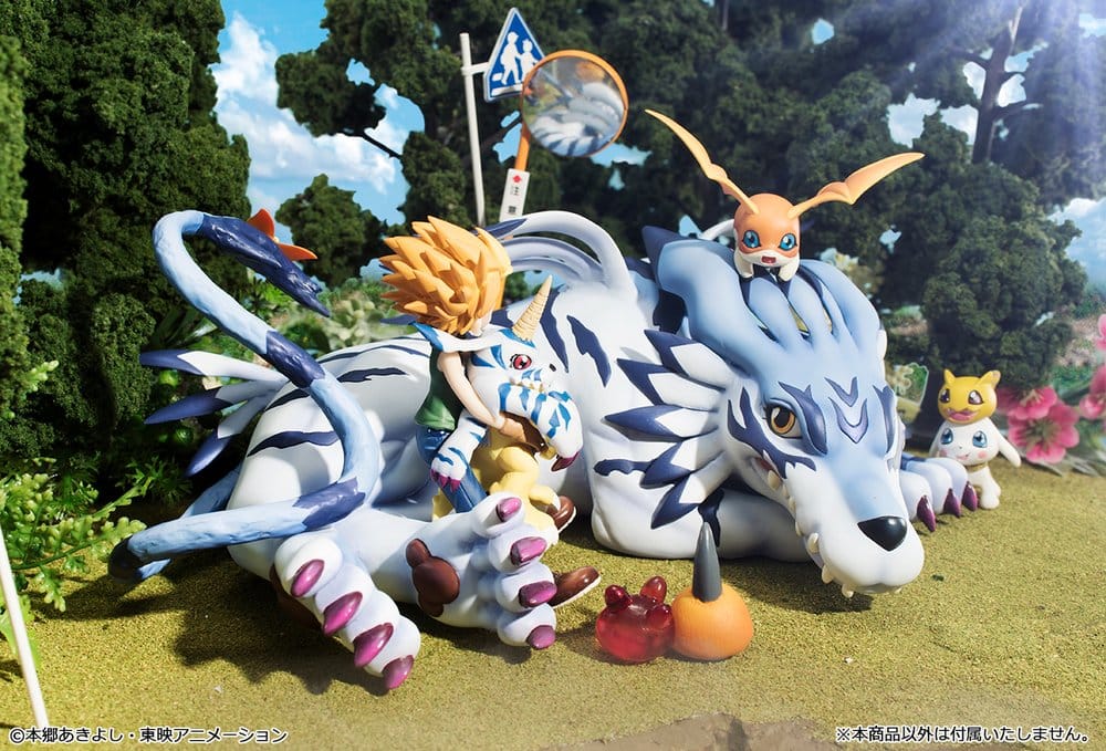 Digimon Adventure G.E.M. Series PVC-figur Garurumon & Ishida Yamato 25 cm (Repeat)