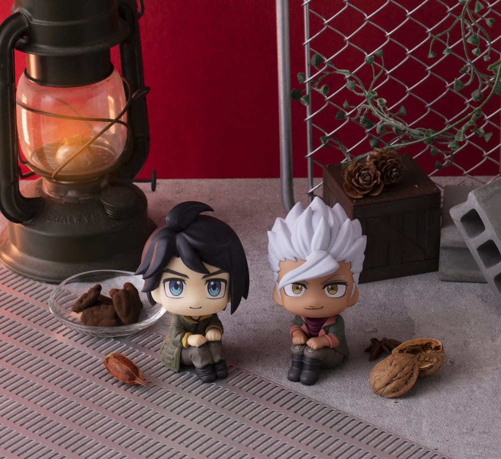 Mobile Suit Gundam Iron-Blooded Orphans Look Up PVC Figurer Mikazuki Augus & Orga Itsuka 11 cm (med gåva)