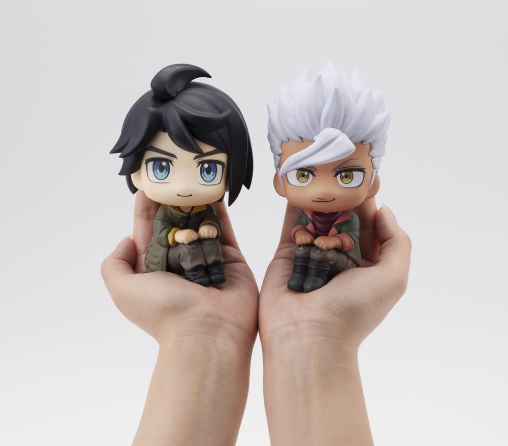 Mobile Suit Gundam Iron-Blooded Orphans Look Up PVC Figurer Mikazuki Augus & Orga Itsuka 11 cm (med gåva)