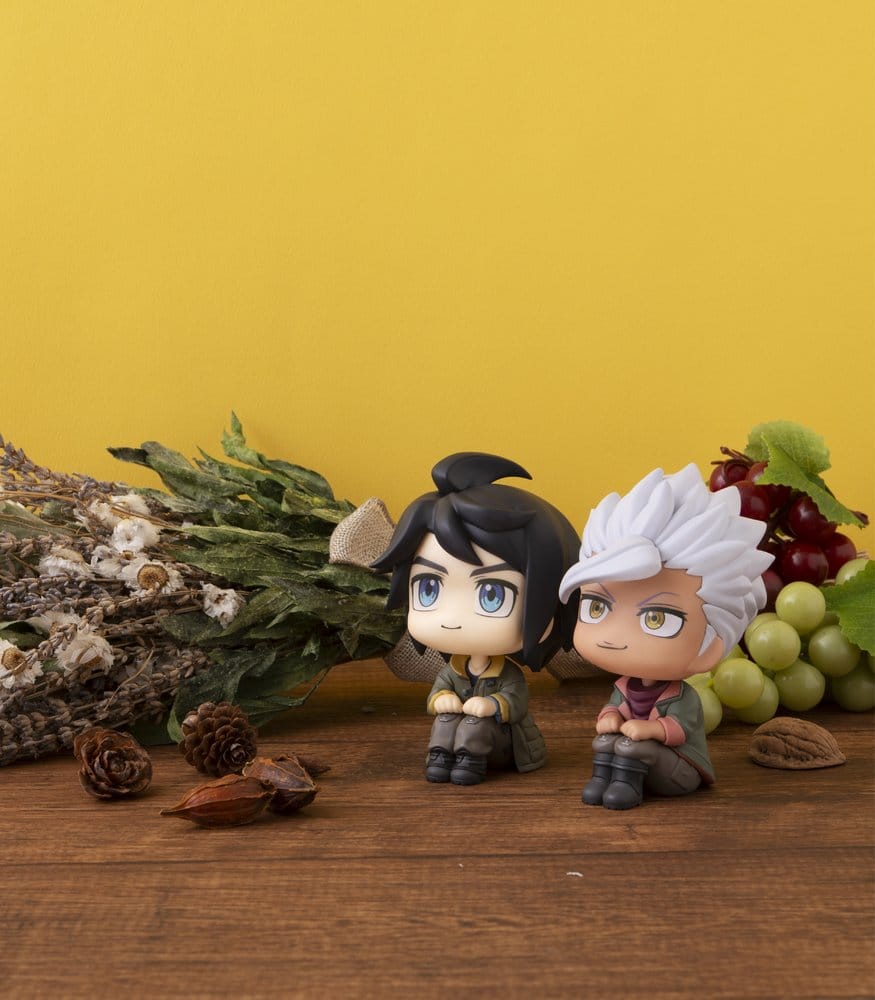 Mobile Suit Gundam Iron-Blooded Orphans Look Up PVC Figurer Mikazuki Augus & Orga Itsuka 11 cm (med gåva)