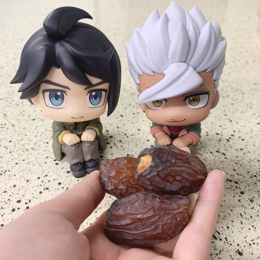 Mobile Suit Gundam Iron-Blooded Orphans Look Up PVC Figurer Mikazuki Augus & Orga Itsuka 11 cm (med gåva)