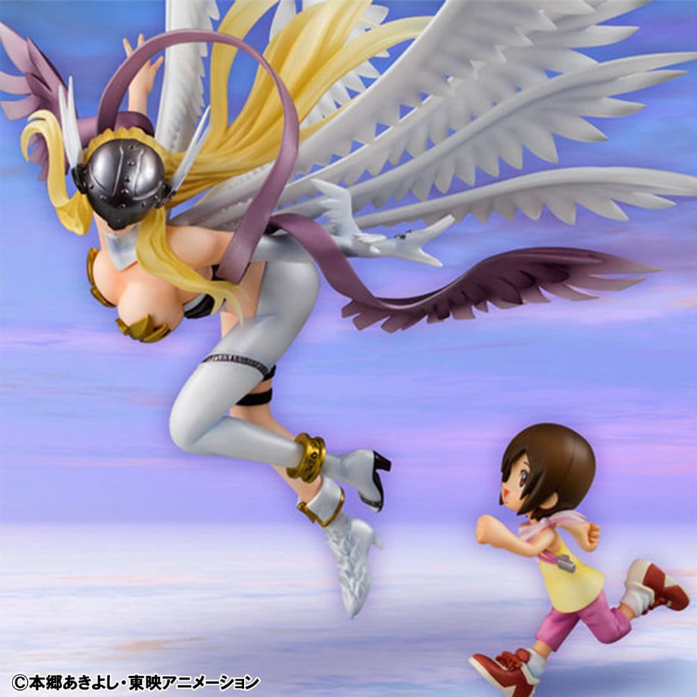 Digimon Adventure Precious G.E.M. Series PVC Figur Angewomon & Hikari Yagami 22 cm