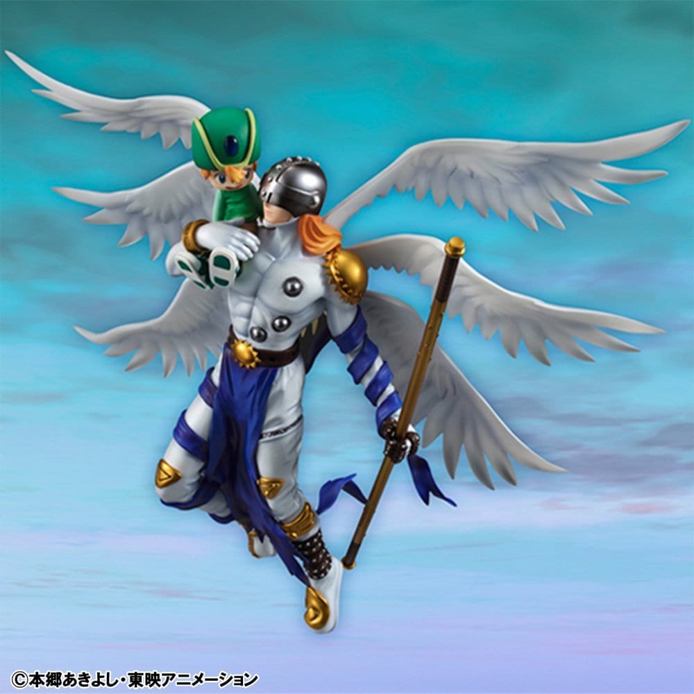 Digimon Adventure G.E.M. Series PVC Figure Angemon & Takeru Takaishi 22 cm (re-run)