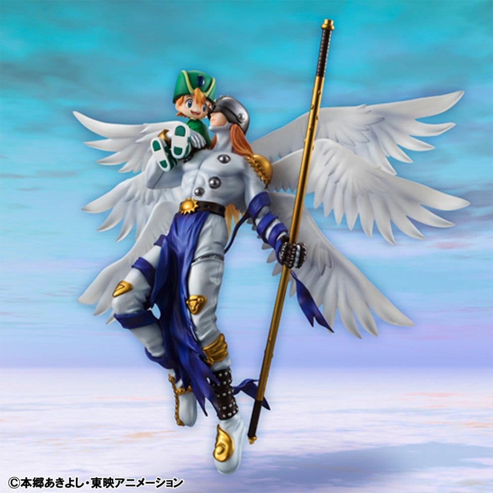 Digimon Adventure G.E.M. Series PVC Figure Angemon & Takeru Takaishi 22 cm (re-run)