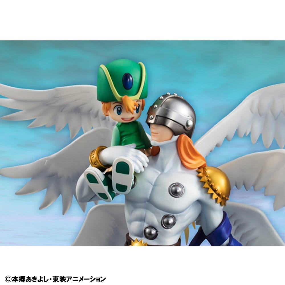 Digimon Adventure G.E.M. Series PVC Figure Angemon & Takeru Takaishi 22 cm (re-run)