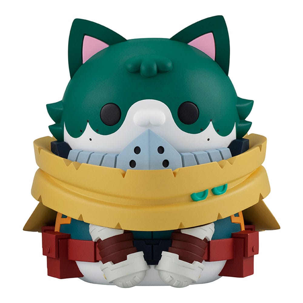 My Hero Academia Mega Cat Project Nyanto! Den Stora Heroaca Katternas Serie Samlarfigur Izuku Midoriya 12 cm Megahouse