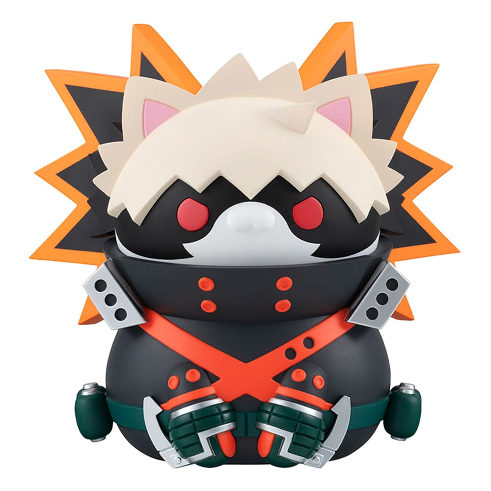 My Hero Academia Mega Cat Project Nyanto! The Big Heroaca Cats Series Series Trading Figure Katsuki Bakugo 12 cm Megahouse
