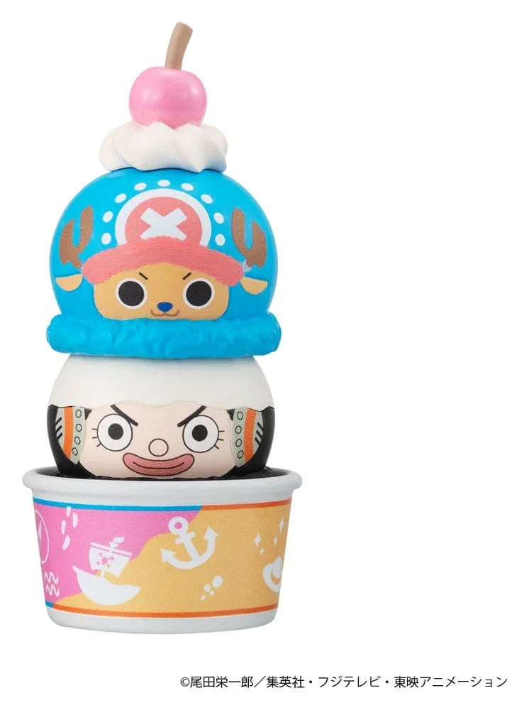 One Piece Tsumichen Stapla & Byt Trading Figur 8 cm Sortiment (6) Megahouse