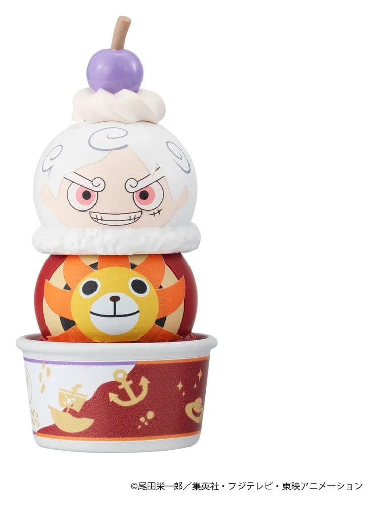 One Piece Tsumichen Stapla & Byt Tradingfigur 6-Pack 8 cm (med present) Megahouse