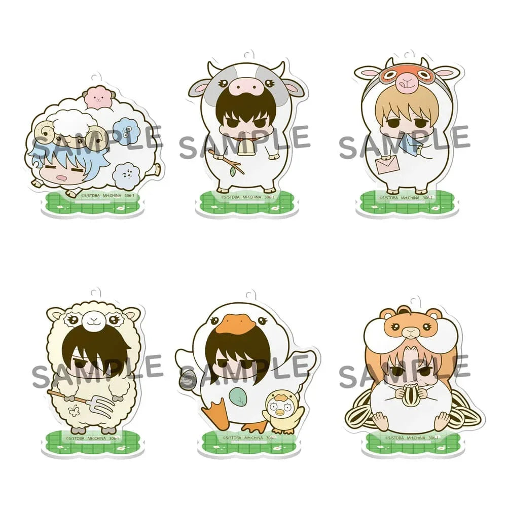 Gintama Akrylfigur Prince Hata & Animal Paradise Farm of Love & Peace 6 cm Blind Box Display (6) Megahouse
