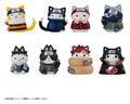 Naruto Mega Cat Project Mini Figures 3 cm Nyaruto! Cats from Konoha by Reboot Blind Box Display (8) (Repeated)