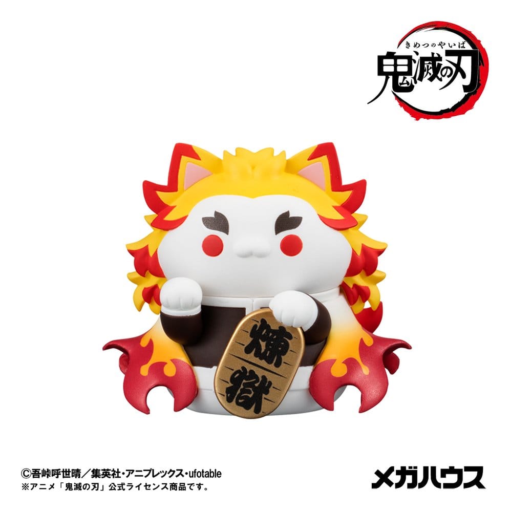 Demon Slayer: Kimetsu no Yaiba Mega Cat Project Trading Figure Fortune Cats Ver. 01 7 cm Blind Box Urval (6)