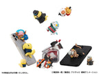 One Piece Mega Cat Project Trading Figur Egghead NyanPieceNyan! Stickie! 3 cm Assortment (8) Megahouse