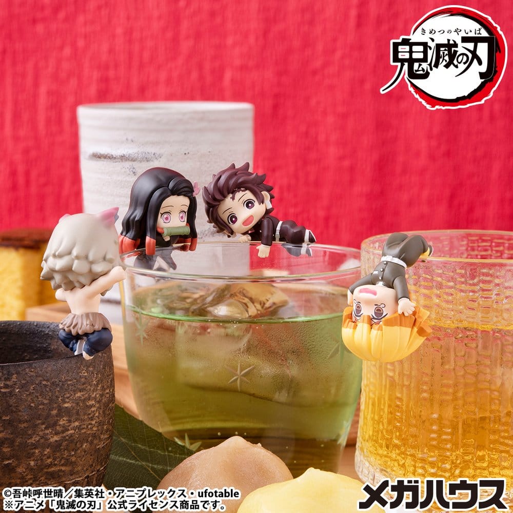 Demon Slayer Kimetsu no Yaiba Ochatomo Series Trading Figur 4 cm Assortiment (6) Megahouse