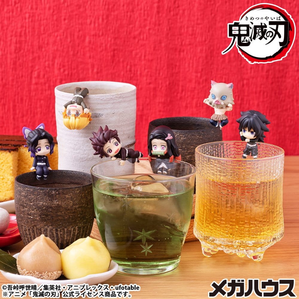 Demon Slayer Kimetsu no Yaiba Ochatomo Series Trading Figur 4 cm Assortiment (6) Megahouse