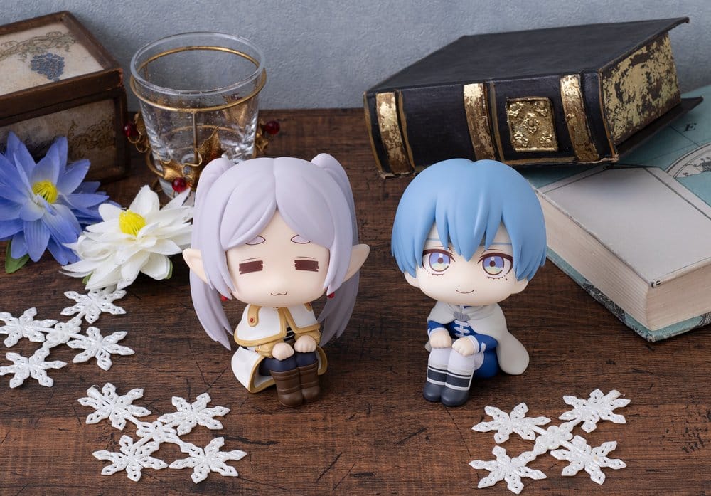 Frieren: Beyond Journey's End Look Up PVC Figures Droopy Face Ver. & Himmel 11 cm (with gift)