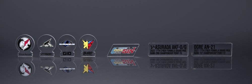 Future GPX Cyber Formula Fordon 2-Pack vAsurada AKF-0/G spiral boost-läge & OGRE AN-21 super Aero boost-läge Set Heritage Edition 9 cm