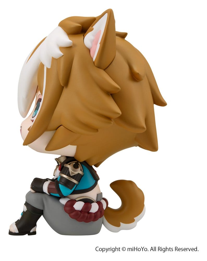 Genshin Impact Look Up PVC Figur Gorou 11 cm (med present)