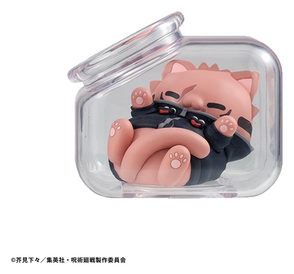 Jujutsu Kaisen Mega Cat Project Trading Figur God Natt Jujutsu Katter 7 cm Sortiment (6)