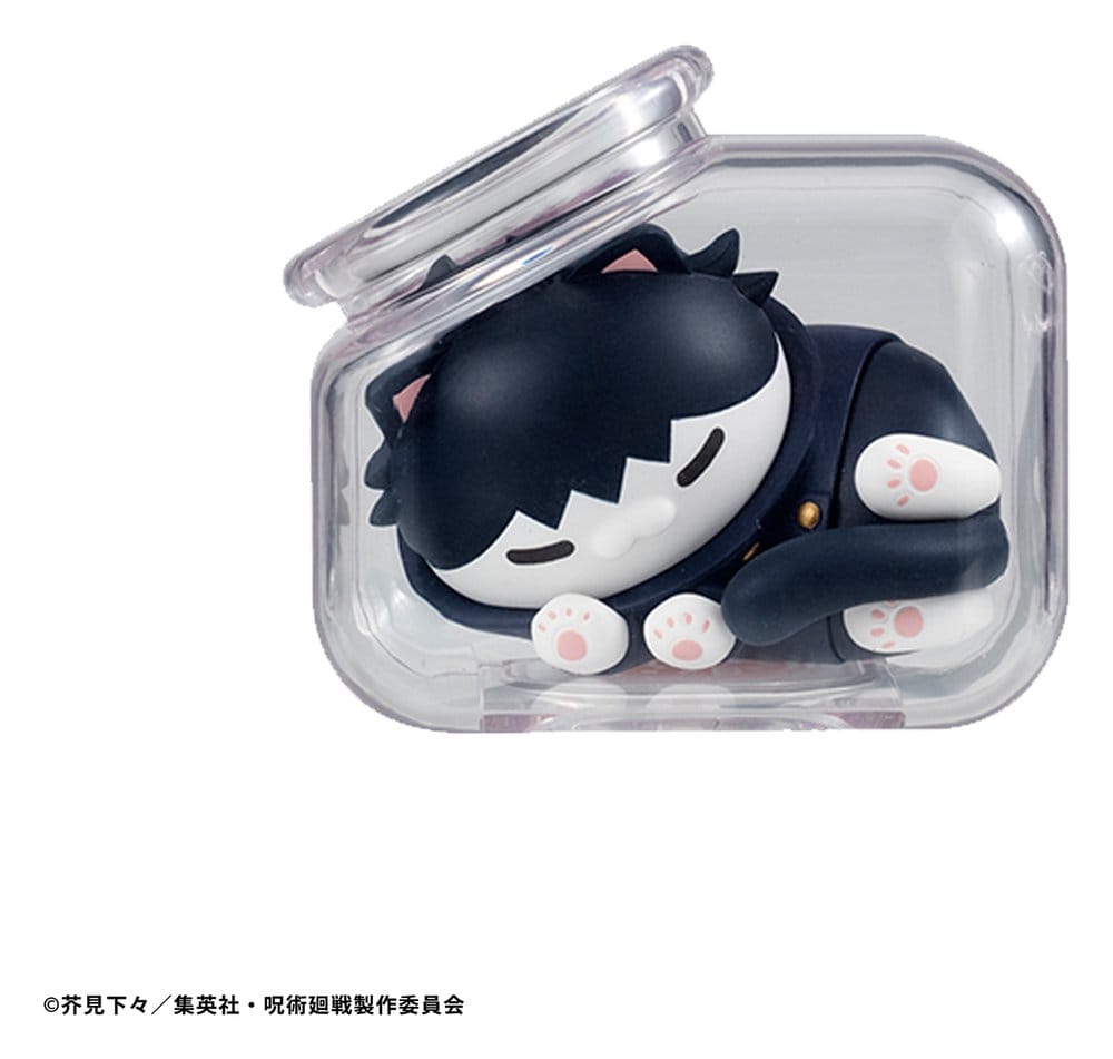 Jujutsu Kaisen Mega Cat Project Trading Figur God Natt Jujutsu Katter 7 cm Sortiment (6)