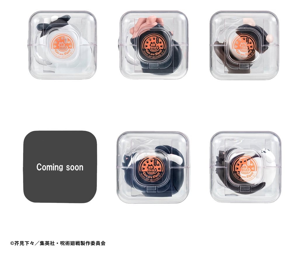 Jujutsu Kaisen Mega Cat Project Trading Figur God Natt Jujutsu Katter 7 cm Sortiment (6)