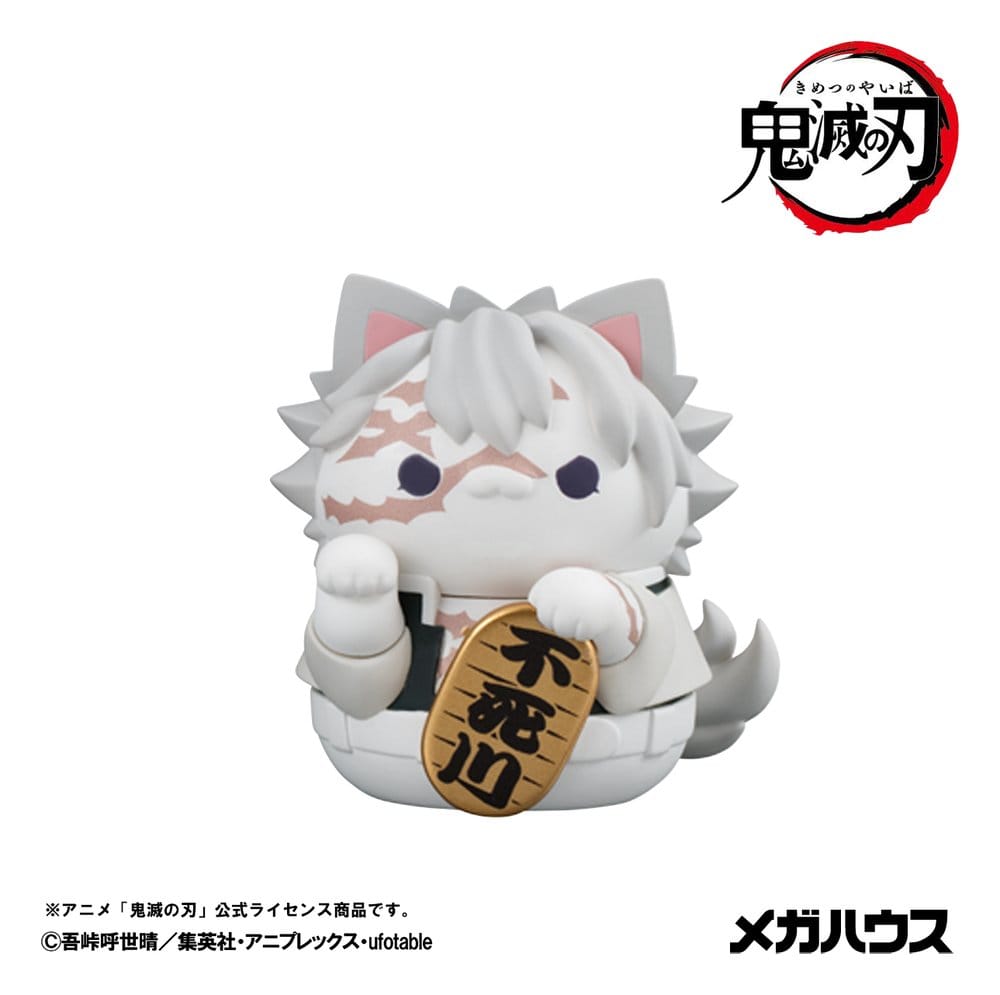 Demon Slayer: Kimetsu no Yaiba Mega Cat Project PVC-figurer 8-pack 6 cm (med gåva)